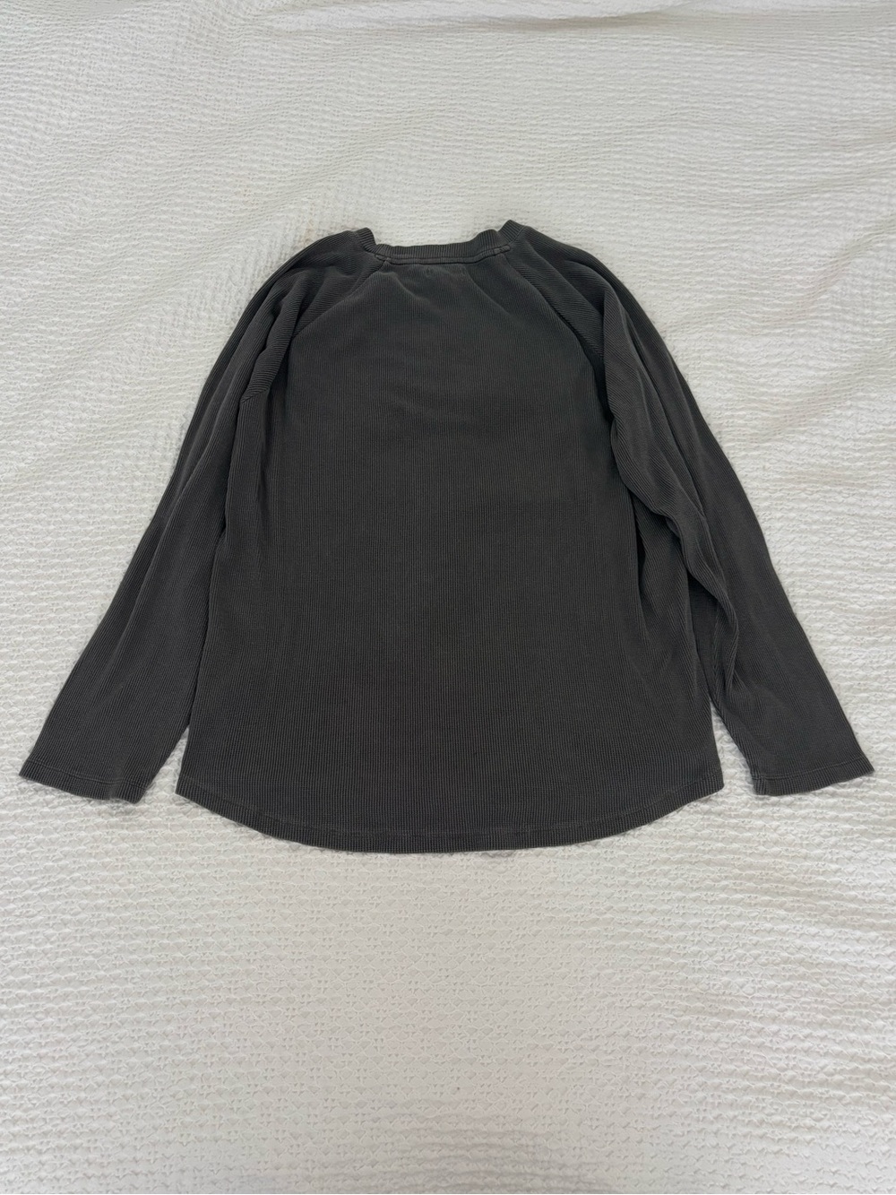 Paige Men’s Long Sleeve Thermal Top - Charcoal